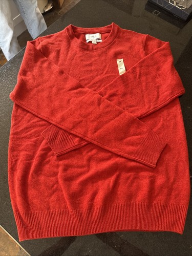 Lambswool red jumper - lambswool,