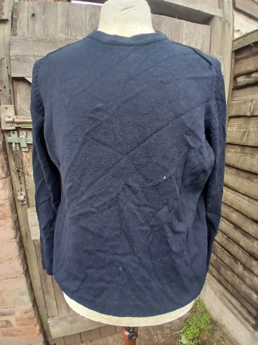 Navy extra fine - fine, lambswool