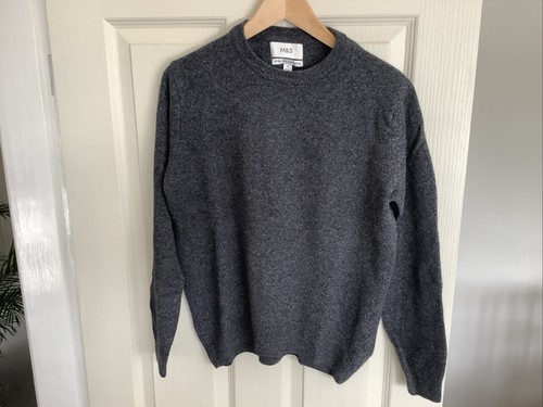 Crew neck jumper charcoal - neck,