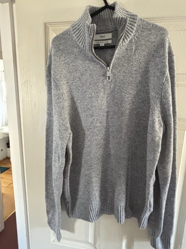 Men lambswool jumper - m&s,