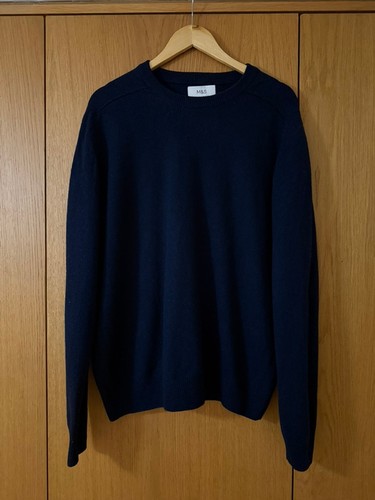 Jumper relaxed fit navy - m&s,