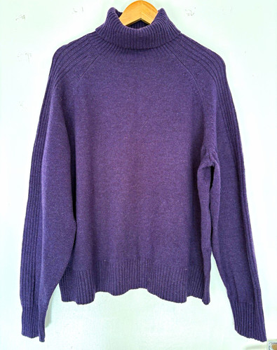 Petite purple lambswool - m&s,