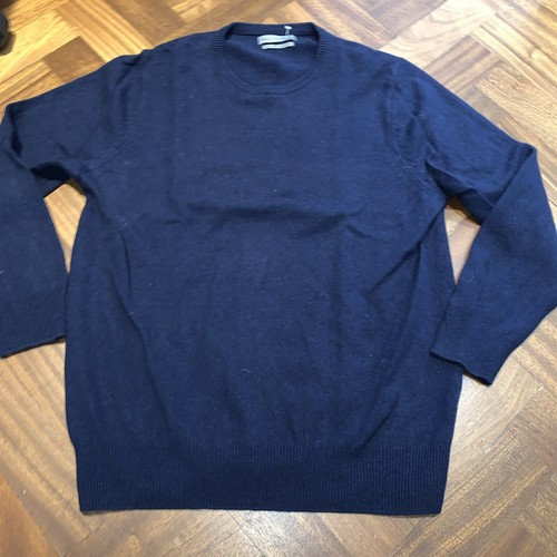 Extra fine lambswool navy - m&s,