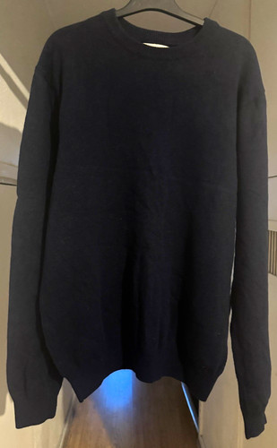 Extra fine lambswool navy - lambswool,