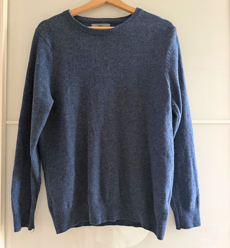 Men lambswool knit - m&s,