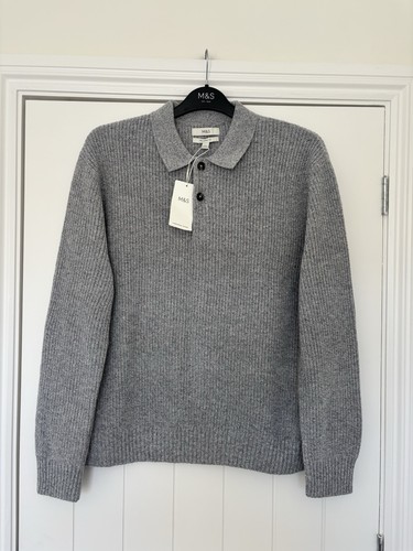 Mens lambswool blend - m&s,
