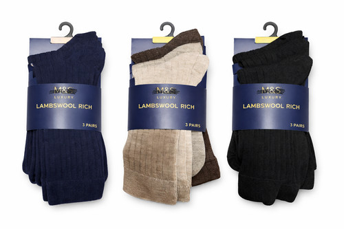 Mens luxury lambswool - ex, m&s