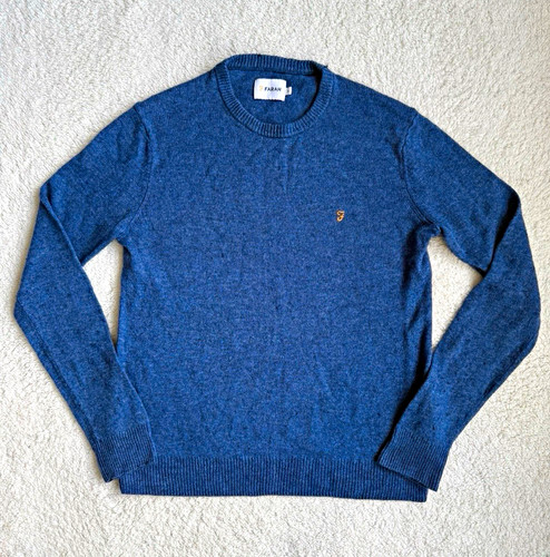 Farah men blue lambswool - farah,