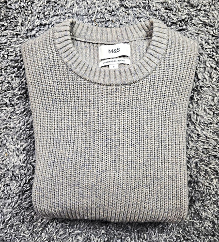 Men lambswool blend knit - men's,