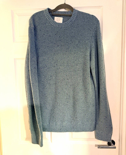 Mens speckled crew neck - m&s,
