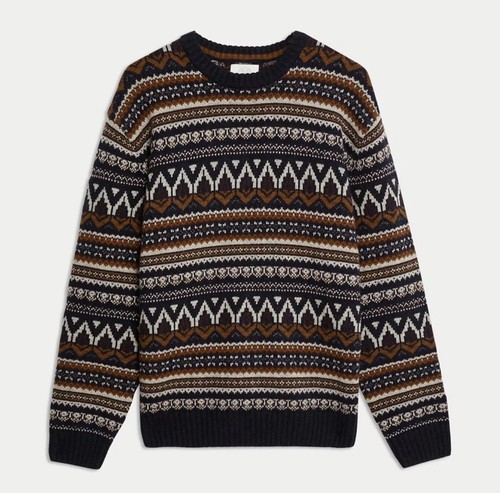 Lambswool blend fair isle - lambswool,