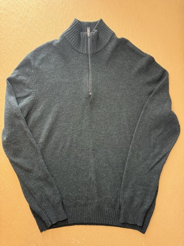 Pure lambswool quarter - quarter, zip