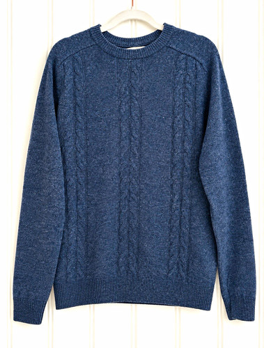 100 lambswool blue - lambswool,