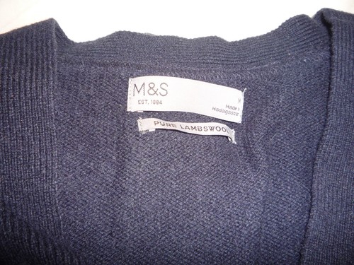 Gents navy cadigan m - cadigan,,