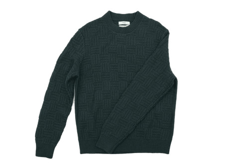 Men textured jumper size - men's,