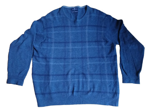 Men blue checked round - men's,