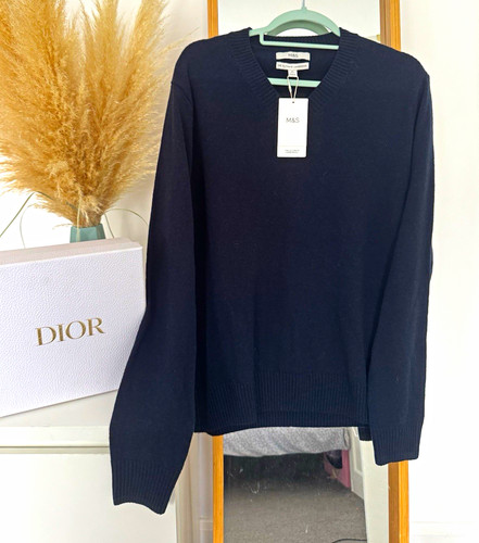 Ultimate lambswool navy - m&s,